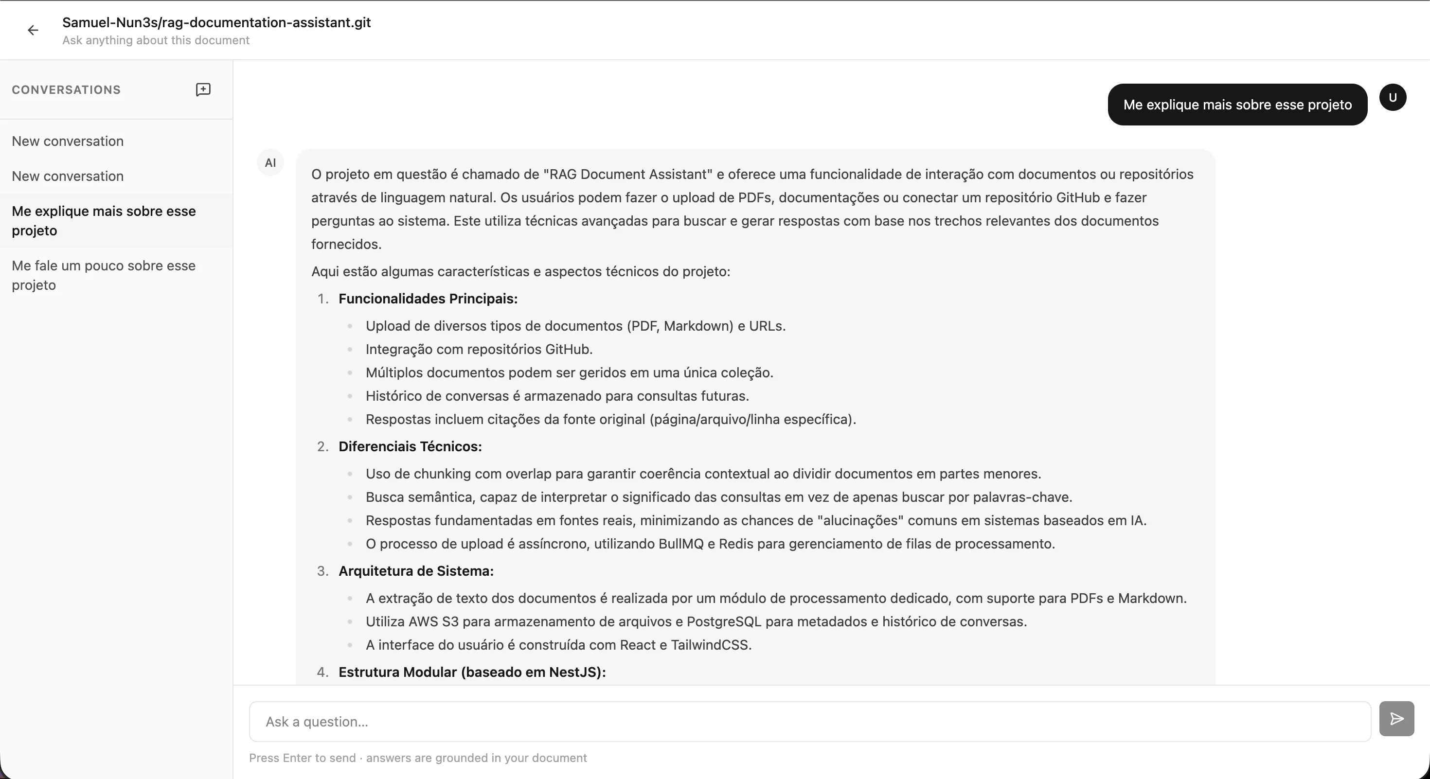 RAG Document Assistant - Chat